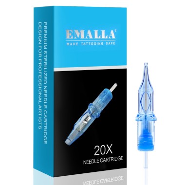 01 RL (Round Liner) - Cartucce Aghi Tattoo Emalla Eliot - 20 pz