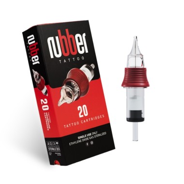 01 RL (Round Liner) - Cartucce Aghi Tattoo BodySupply Rubber - 20 pz