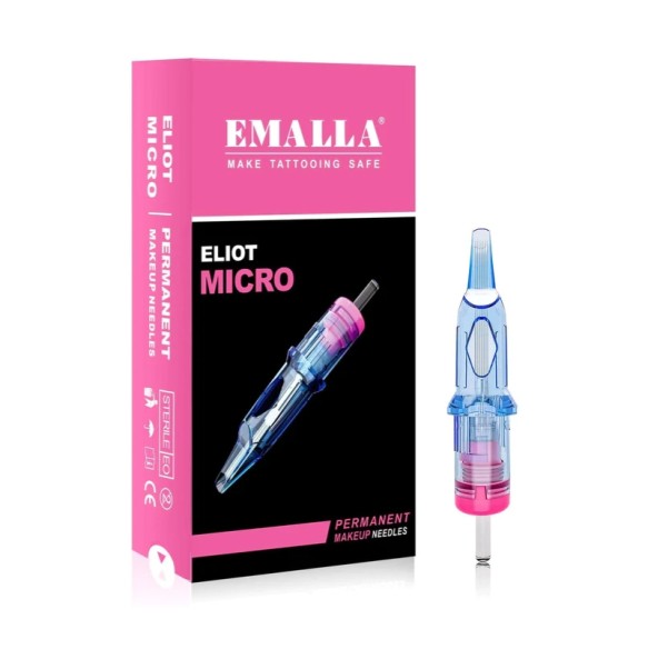 09 CM (Soft Magnum) - Cartucce Emalla ELIOT MICRO - Aghi PMU - 20pz