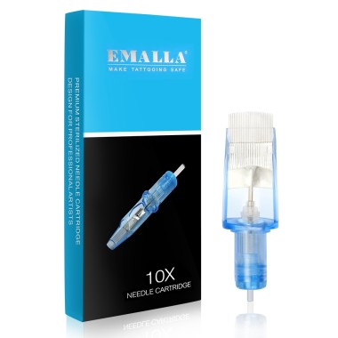 35 MG (Magnum) 0,35 mm Long Taper - Cartucce Aghi Tattoo Emalla Eliot Super Magnum - 10 pz