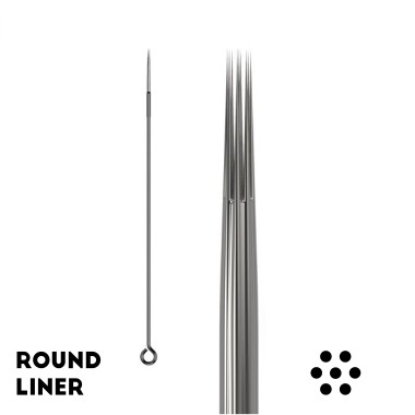 MATERIALE SCADUTO - Utilizzare Solo per Esercitazione | 09 RL Aghi Tradizionali Dormouse - 0,30mm - Long Taper - 50pz.