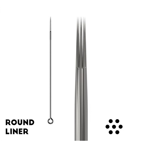 MATERIALE SCADUTO - Utilizzare Solo per Esercitazione | 18 RL Aghi Tradizionali Dormouse - 0,30mm - Long Taper - 50pz.