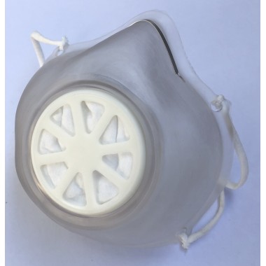 Semimaschera Riutilizzabile in PVC con Filtro Sostituibile - 1 pz