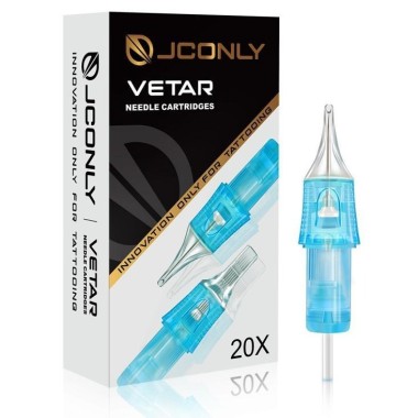 14 RS (Round Shader) Long Taper - Cartucce Aghi Tattoo JCONLY VETAR - 20 pz