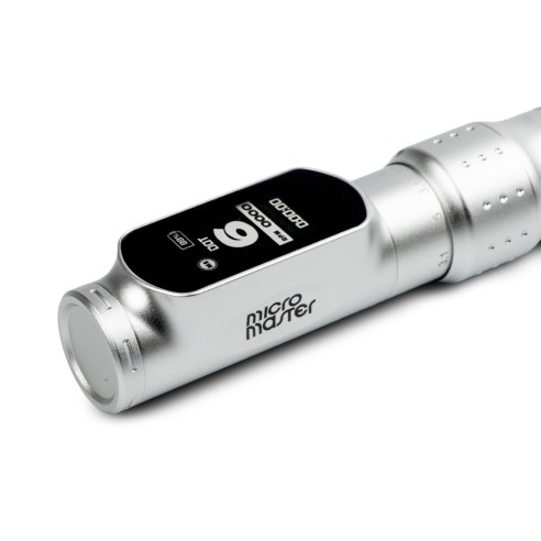 Kwadron MICROMASTER - Corsa Regolabile (2.0 - 3.5 mm) - Dermografo Wireless PMU Pen - Argento