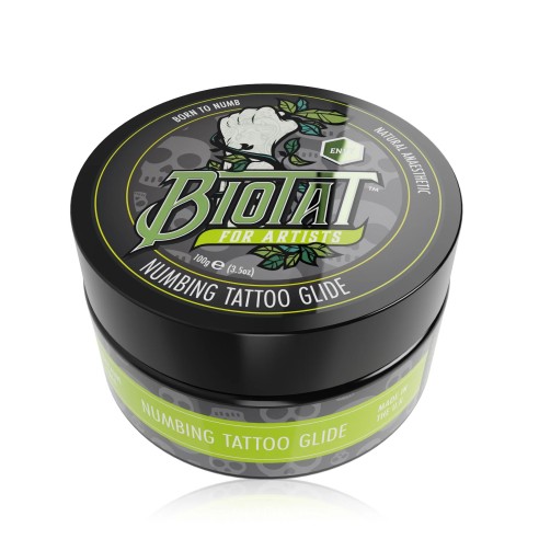 BIOTAT Natural Numbing Tattoo Glide - Envy - 100g