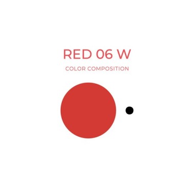RED 06 W - Artyst - 10ml - Pigmento PMU REACH 2