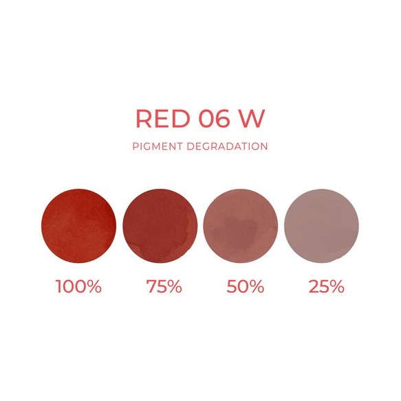RED 06 W - Artyst - 10ml - Pigmento PMU REACH