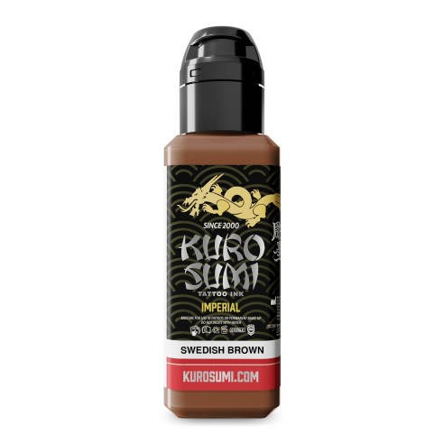 SWEDISH BROWN - Kuro Sumi Imperial - 44ml - Colore Tattoo REACH