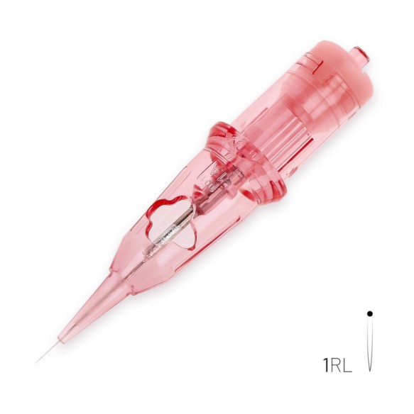 01 RL-FS (Round Liner - Tip Piatto - Attacco Saldato ) - Cartucce Kwadron OPTIMA - Aghi PMU - 20pz