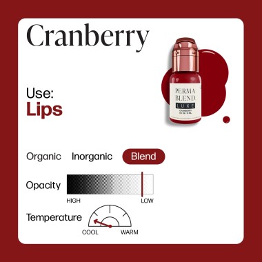 CRANBERRY - Perma Blend Luxe - 15ml - Pigmento PMU REACH 2