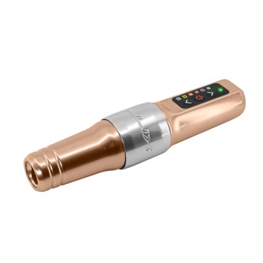 Flux Mini Wireless PMU Machine + PowerBolt Aggiuntivo - Champagne - Dermografo Spektra 2