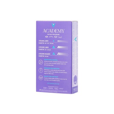 01 RL (Round Liner) - Long Taper - Cartucce Vertix ACADEMY - Aghi PMU - 20pz. 2