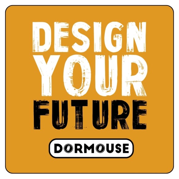 Adesivo DESIGN YOUR FUTURE Dormouse - 5x5 cm