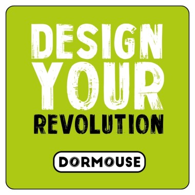 Adesivo DESIGN YOUR REVOLUTION Dormouse - 5x5 cm