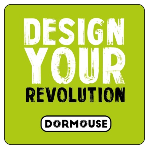 Adesivo DESIGN YOUR REVOLUTION Dormouse - 5x5 cm