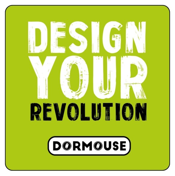Adesivo DESIGN YOUR REVOLUTION Dormouse - 5x5 cm
