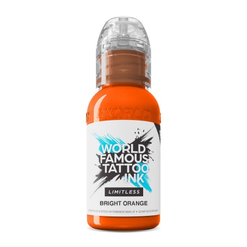 BRIGHT ORANGE - World Famous Limitless - 30ml - Colore Tattoo REACH