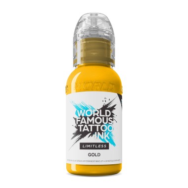 GOLD - World Famous Limitless - 30ml - Colore Tattoo REACH