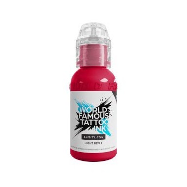 LIGHT RED 1 - World Famous Limitless - 30ml - Colore Tattoo REACH