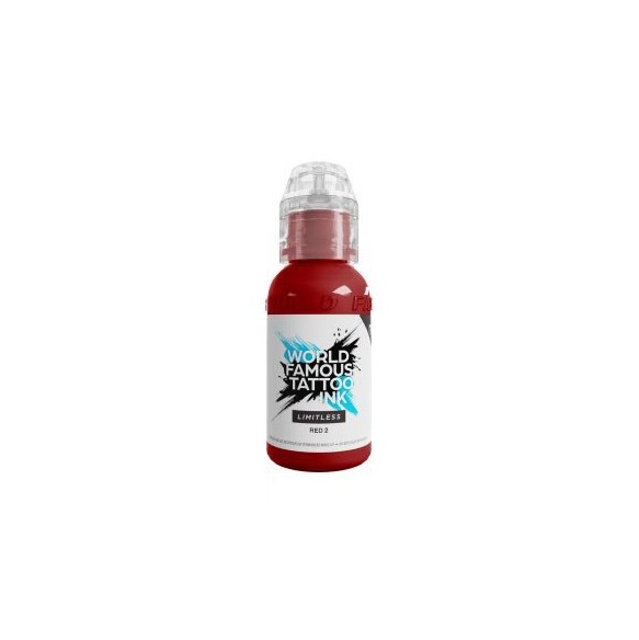 RED 2 - World Famous Limitless - 30ml - Colore Tattoo REACH