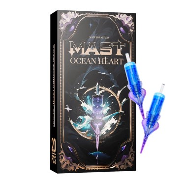 01 RL (Round Liner) - Extra Long Taper - Cartucce MAST Ocean Heart - Aghi PMU - 20pz