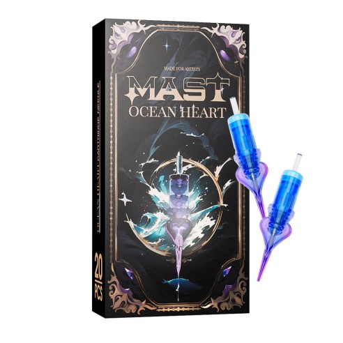 01 RL (Round Liner) - Extra Long Taper - Cartucce MAST Ocean Heart - Aghi PMU - 20pz