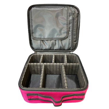 Valigetta Professionale in Tessuto Resistente Rosa - 25 x 22 x 10 cm 2