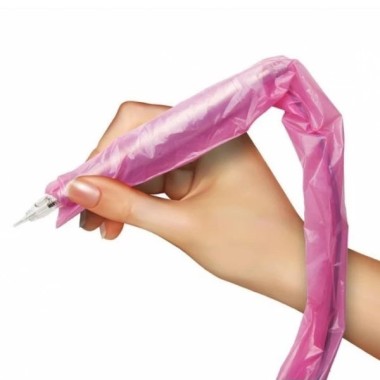 Bustine Copri Cavo Rosa - 79 cm x Ø 31 mm - 100 pz