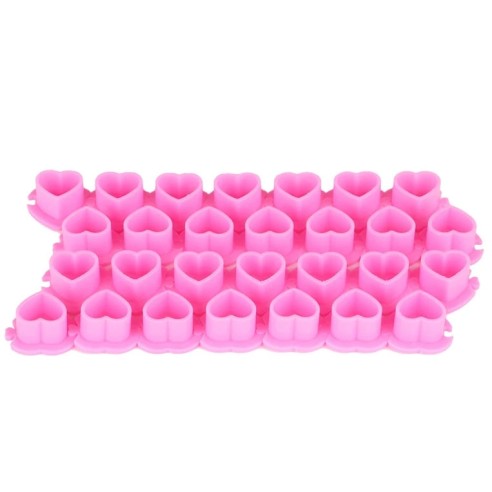 Heart Ink Caps - Capsule Porta Pigmento a Cuore 16 mm - 100pz.