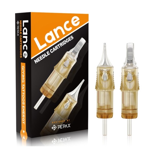 03 RL (Round Liner) 0,25 mm Long Taper - Cartucce Aghi Tattoo PEPAX LANCE - 20 pz