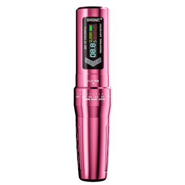 BRONC Siren - Corsa Regolabile 2,6–4,0 mm - 2 Batterie - Macchinetta Wireless Tattoo Pen 2