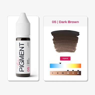 05 DARK BROWN - The Pigment - 15ml - Pigmento PMU REACH 2