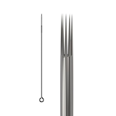07 RS (Round Shader) 0,30 mm Long Taper - Aghi Tradizionali Tattoo Dormouse - 50 pz