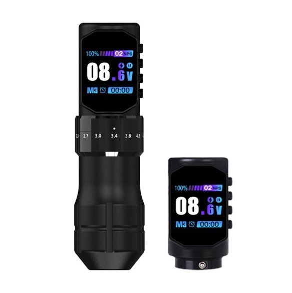 OUTLET | Dormouse KREA Multistroke - Corsa Regolabile 2,3–4,5 mm - Macchinetta Wireless Tattoo Pen