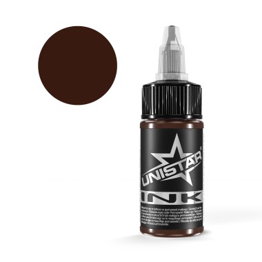 Basic Brown 2 - UNISTAR INK - 30 ml - Colore Tattoo REACH 2