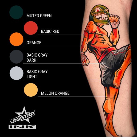 Basic Gray Light - UNISTAR INK - 30 ml - Colore Tattoo REACH