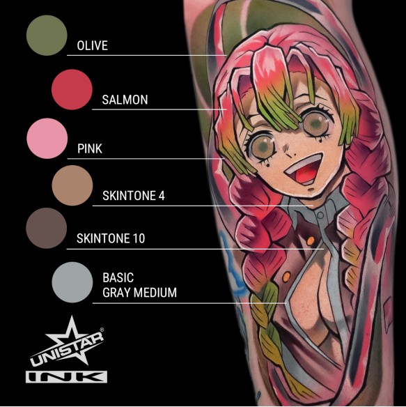 Basic Gray Medium - UNISTAR INK - 30 ml - Colore Tattoo REACH
