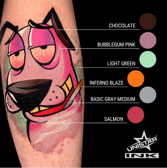 Basic Gray Medium - UNISTAR INK - 30 ml - Colore Tattoo REACH
