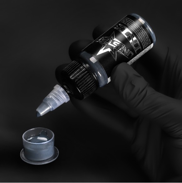 Basic Gray Medium Dark - UNISTAR INK - 30 ml - Colore Tattoo REACH
