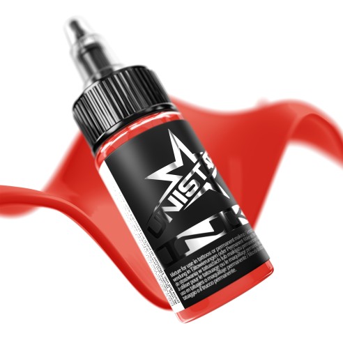 Basic Red - UNISTAR INK - 30 ml - Colore Tattoo REACH