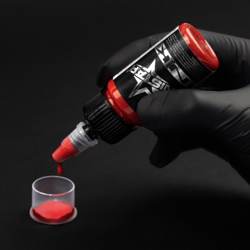 Basic Red - UNISTAR INK - 30 ml - Colore Tattoo REACH