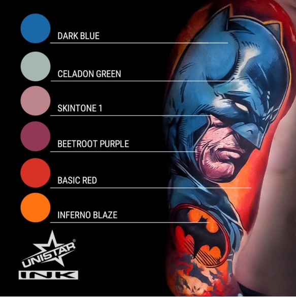 Beetroot Purple - UNISTAR INK - 30 ml - Colore Tattoo REACH