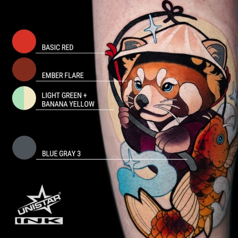 Blue Gray 3 - UNISTAR INK - 30 ml - Colore Tattoo REACH