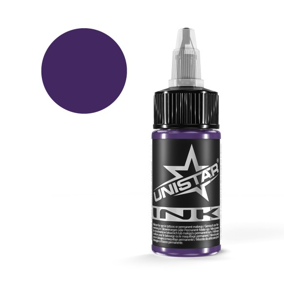 Eggplant Purple - UNISTAR INK - 30 ml - Colore Tattoo REACH
