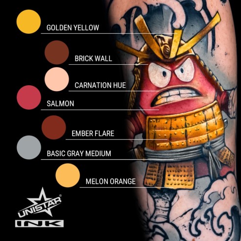 Ember Flare - UNISTAR INK - 30 ml - Colore Tattoo REACH