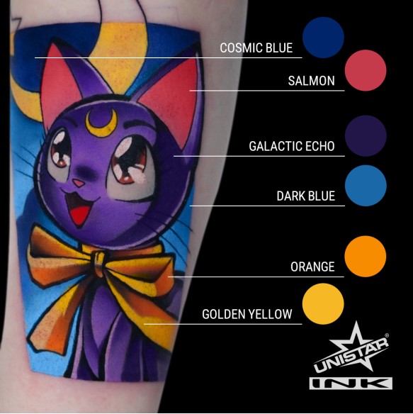 Galactic Echo - UNISTAR INK - 30 ml - Colore Tattoo REACH