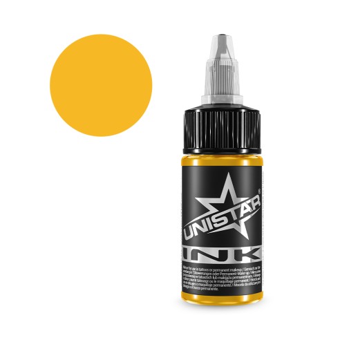 Golden Yellow - UNISTAR INK - 30 ml - Colore Tattoo REACH