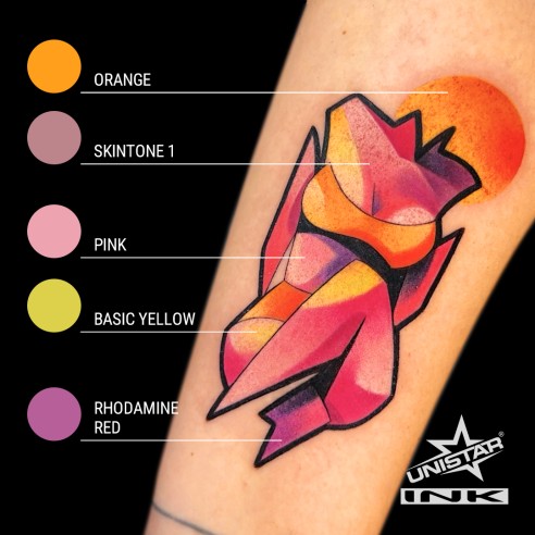 Skintone 1 - UNISTAR INK - 30 ml - Colore Tattoo REACH