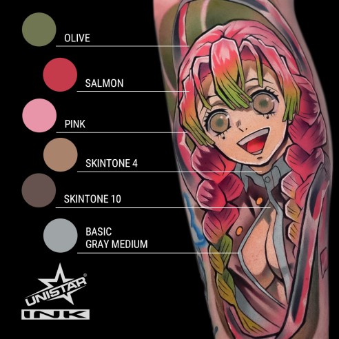 Skintone 10 - UNISTAR INK - 30 ml - Colore Tattoo REACH